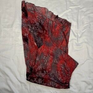 y2k 90s Candy Rocket red sparkly fairy whimsygoth one strap asymmetrical dress